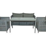 Set mobilier de gradina, Jumilla, Mana 3, Gri deschis