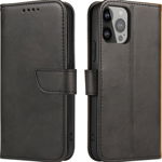 Hurtel Magnet Case etui TCL 20 Pro 5G pokrowiec z klapką portfel podstawka czarne, Hurtel