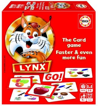Joc de societate 6 în 1 cu 70 de carduri cu imagini - Lynx Go, edituradiana.ro