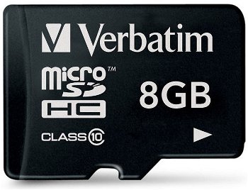 Card memorie Verbatim micro SDHC 8GB Clasa 10