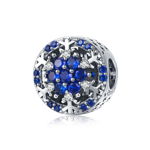 Talisman din argint Winter Blue Bead