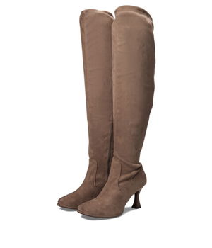 Incaltaminte Femei Seychelles You or Me Taupe Stretch V Suede, Seychelles