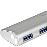 Hub USB StarTech ST43004UA, USB Type-A, 4 porturi USB Type-A Gri