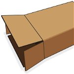Cutie carton pentru protectia cutiei cadou Folda A3 Deep