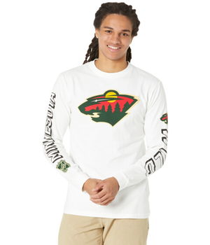 Imbracaminte Barbati Red Jacket Maverick Long Sleeve Tee Minnesota Wild White, Red Jacket