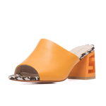 Papuci eleganti, B2B300009C 11-N, portocaliu