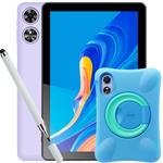 Tableta Oukitel OT6 Kids Purple, 10" FHD+, 16GB RAM (4GB+12GB extensibili), 64GB ROM, Certificare TÜV SÜD, Carcasa protectie, Kids app, Android 13, 8000 mAh, Stylus Pen