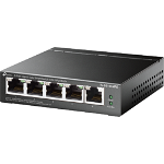 Switch TP-Link TL-SG105MPE, 5 porturi Gigabit, Desktop, Easy Smart, POE, 10Gbps Capacity, porturi POE: 1-4, buget POE: 120W., TP-Link