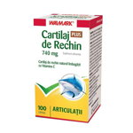 Walmark Cartilaj de Rechin Plus 740 mg cu vitamina C, 100 capsule, STADA