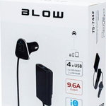 Încărcător Blow 4x USB-A 9,6 A (75-744#), Blow