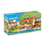 Set Jucarii PLAYMOBIL Figures set Country 70510 Camping with ponies and trailer