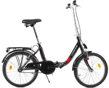 Bicicleta Pliabila Dhs 2092 - 20 Inch, XL, Negru