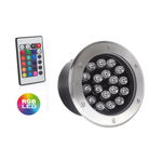 Spot led pavaj IP65 18w/RGB/cu telecomanda, Moon