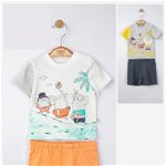 Set tricou de vara cu pantalonasi pentru bebelusi Swim, Tongs baby