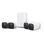 Kit supraveghere video eufyCam 2 Security wireless, HD 1080p, IP67, Nightvision, 4 camere video, 0