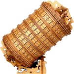 ESC WELT Cryptex - Cutie cadou secreta unica din lemn de mesteacan - Ambalaj personalizat pentru cadouri - Puzzle 3D ecologic, ESC WELT