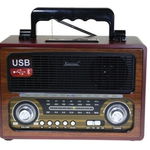 Radio Kemai Cu Cititor Incorporat Usb Si Sd Card , Mp3 Player, Design Retro, Kemai