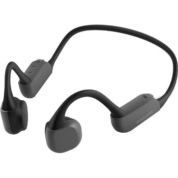 Casti audio sport in ear Philips TAA6606BK/00, IP67, Bluetooth, autonomie 9 ore, negru, Philips