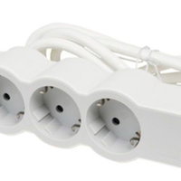 Prelungitor electric Legrand RevOlution 5 prize 1,5m 3680W, alb/gri