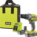 mașină de găurit Ryobi R18PD3-220S 18 V 2 x 2 Ah baterii, Ryobi