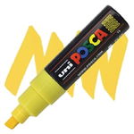 Marker UNI PC-8K 8. 0 mm varf tesit galben pai Posca, Posca