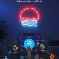 Govee Banda LED Neon Govee H61D3 RGBIC, Inteligenta, 3m, Sincronizare Muzica, Matter, Wifi, Alexa, Google Asistant, Govee