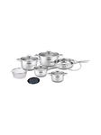 Set de oale pentru gatit Cooking by Heinner Impresa, 12 piese, inductie, inox