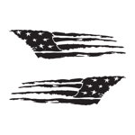 Set 2 stickere auto cu steagul Americii, US Flag, Priti Global, PRITI GLOBAL