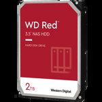 HDD NAS WD Red Plus (3.5''  2TB  128MB  5400 RPM  SATA 6 Gb/s)
