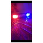 Led bar 288w POLICE Lumina 7D lumina spot si flood