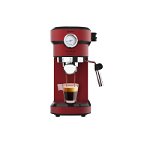 Espressor Cecotec Cafelizzia Shiny Pro, 1350 W, 20 bari, 1.2 l, Thermoblock, PressurePro, tava detasabila, indicator luminos, accesorii incluse, Red