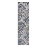 Covor tip traversă Flair Rugs Marbled, 60 x 230 cm, albastru-gri, Flair Rugs