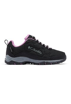 Columbia, Pantofi sport impermeabili Firecamp III, Negru/Roz, 5