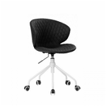 Scaun birou ergonomic COVER ERGO, rotativ, ajustabil, negru, 40x49x76 83 cm, Antares