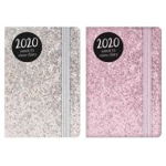 2020 Tallon Pocket Diaries with Glitter&Elastic Strap 