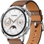 Watch GT4 (46mm) stainless steel/brown, Huawei