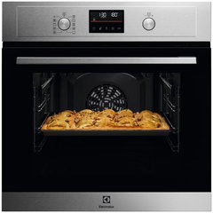 Cuptor incorporabil Electrolux EOH4P56BX, clasa A+, 65l, electric, multifunctional, grill, timer, autocuratare pirolitica, inox antiamprenta Cuptor incorporabil Electrolux EOH4P56BX, clasa A+, 65l, electric, multifunctional, grill, timer, autocuratare pirolitica, inox antiamprenta