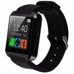 Smartwatch Techstar® U8+, Bluetooth, Ecran LCD 1.44inch, Conectare Telefon, Pedometru, Alb, Techstar