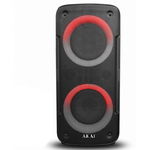 Akai Boxa portabila activa Akai Party Box ABTS-TK19, 8W, Bluetooth, USB, microSD, radio FM, negru, Akai