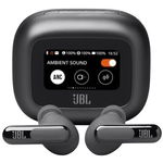 Casti In-Ear JBL Live Beam 3, True Wireless, Bluetooth 5.3, Hi-Res, Smart Case, True Adaptive NC, Autonomie 48H, Multi-point, IP55, Negru