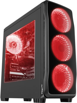 Carcasa gaming Genesis Titan 750 Red