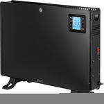 Convector electric de podea ECG TK 2080 DR negru, 2000 W, 3 trepte, termostat, LCD