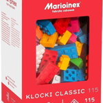Set blocuri de constructie Klocki Classic Mario-Inex, 115 piese, Multicolor, Marioinex