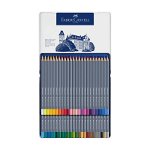 Creioane Colorate Faber-Castell Goldfaber, 48 Culori, Cutie Metal, Faber-Castell