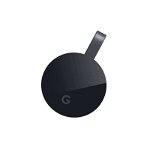 Google Chromecast 4K HDMI Streaming Media Player, black