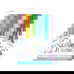 Set 6 carioci cu contur argintiu - Silver Linings | Ooly, Ooly
