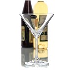 LARA Set 6 pahare cristalin martini 210 ml, 1