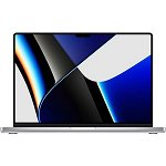Laptop Apple MacBook Pro 16 (2021) cu procesor Apple M1 Pro, 10 nuclee CPU and 16 nuclee GPU, 16GB, 512GB SSD, Silver, Int KB