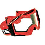 Ochelari Motocross/enduro/atv, Powerforce, Lentila Antiaburire, Culoare Rama Rosu, PowerForce