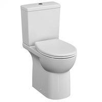 Vas WC rimless compact spatele deschis, 65cm, cu iesire universala, alb   5817B003-0087, Vitra